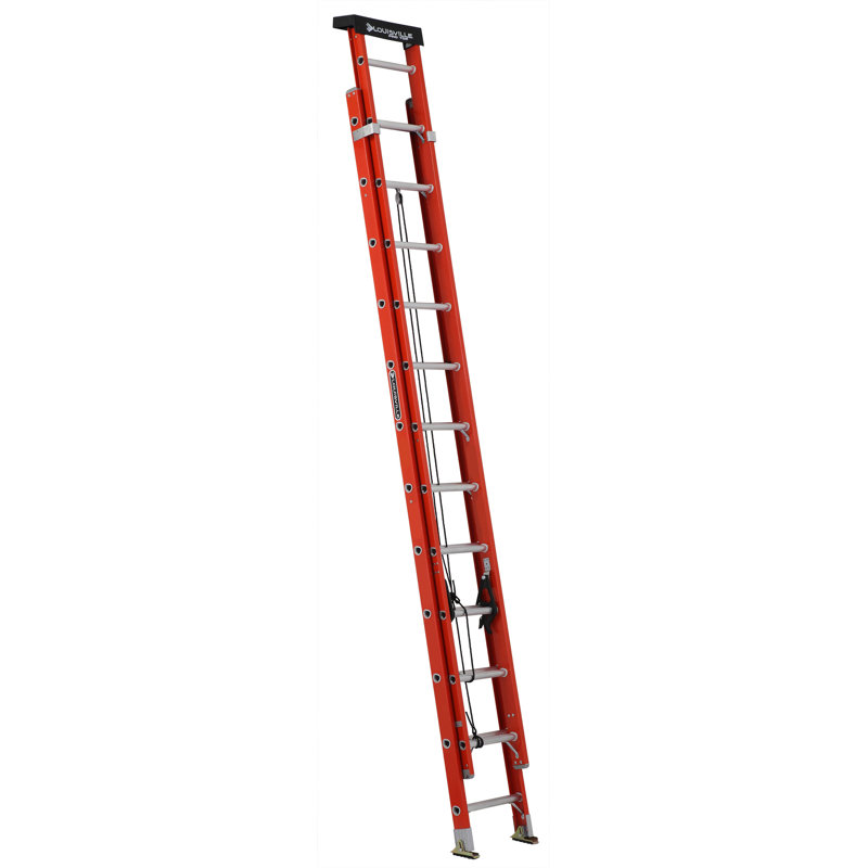 Louisville Ladder, 24 Ft, Fiberglass Extension Ladder, Type Ia, 300 Lb